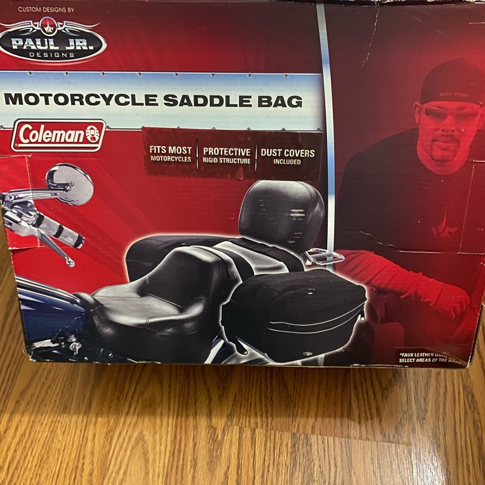 Biker saddle bag